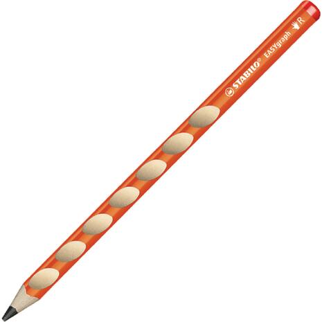 Μολύβι γραφίτη STABILO EASYgraph SLIM 326/03 HB δεξιόχειρα 2.2mm  orange